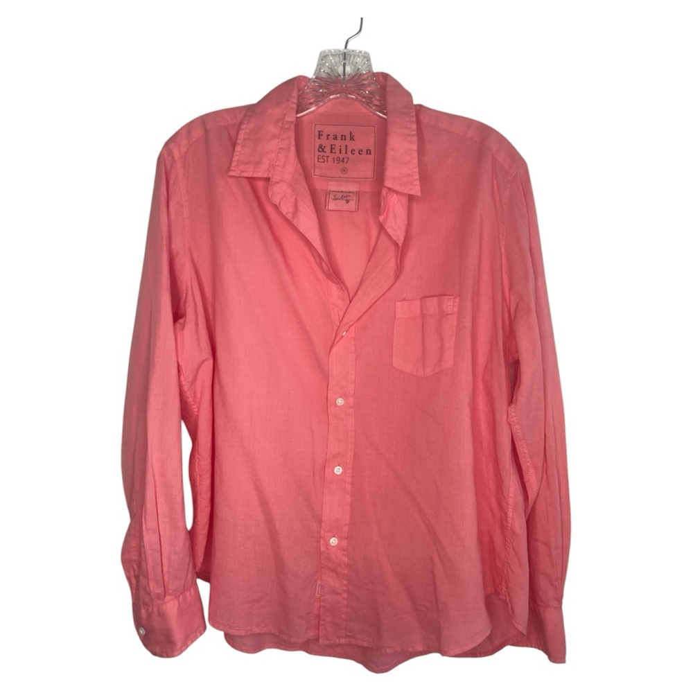 Frank & Eileen Women's Size Small Eileen Shirt Organic Cotton Long Sleeve Button